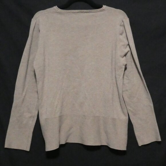 VILA MILANO | xl - extra large | Beige Crewneck Long Sleeve Sweater - Picture 2 of 14